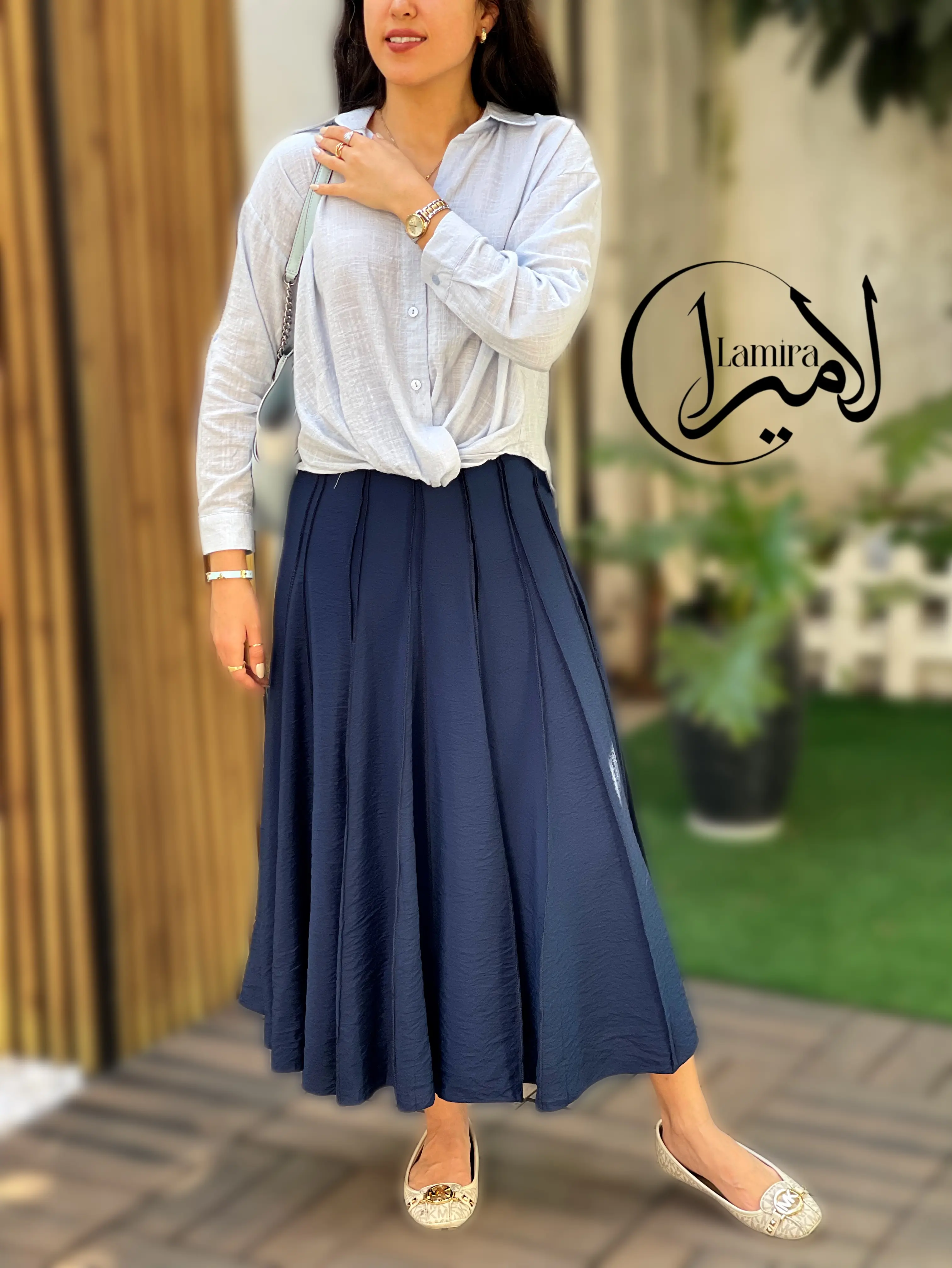 شومیز دخترونه پیچ لینن ترک